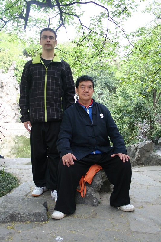 Meister Li Suiyin & Thomas Richter im Park in Xi´an 2015 Meister Li Suiyin & Thomas Richter im Park in Xi´an 2015